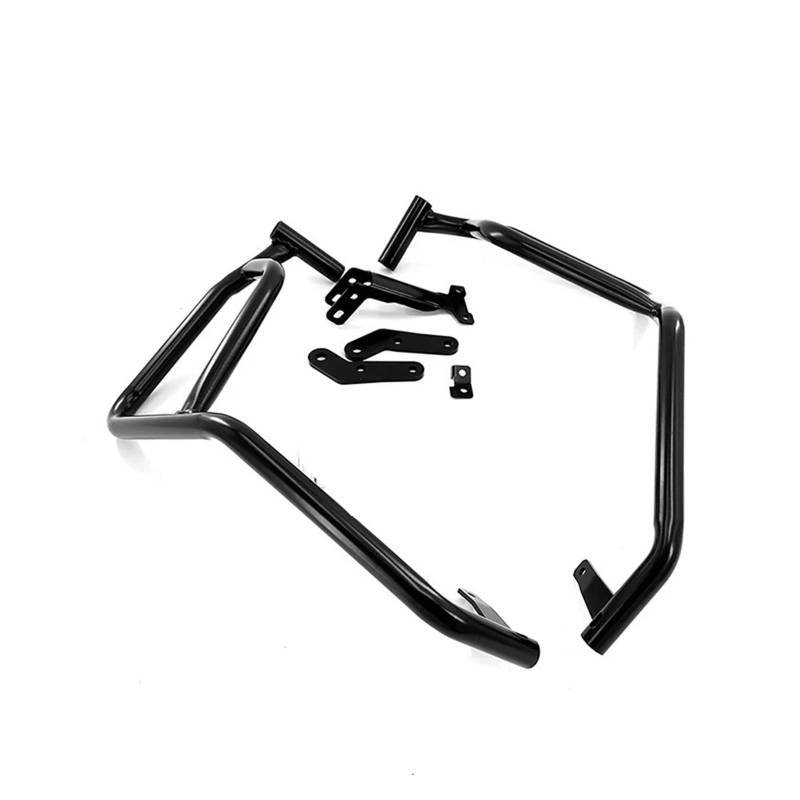 Motorrad Stoßstange Für XL750 Für TRANSALP XL 750 Xl750 2023 2024 Transalp Motorrad Oberen Verkleidung Rahmen Schutz Bar Motor Protector Crash Ba Motorschutzbügel Sturzbügel(Up Black) von Punxdda