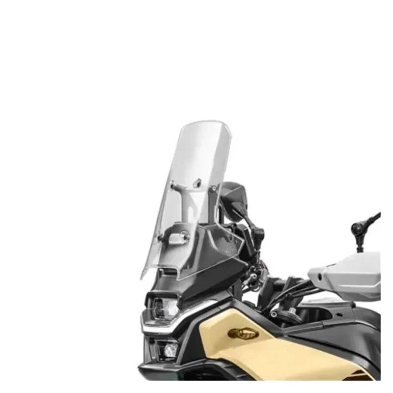 Motorrad Windschutzscheibe Für CF-Moto Für 450 MT Für 450MT Für CF Moto Für 450MT Für 450 MT 2024 Zubehör Windschutzscheibe Spoiler Teile Motorrad Frontscheibe Windabweiser Motorrad(Transparent50) von Punxdda