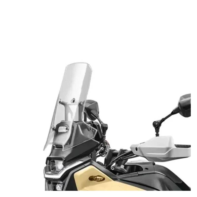 Motorrad Windschutzscheibe Für CF-Moto Für 450 MT Für 450MT Für CF Moto Für 450MT Für 450 MT 2024 Zubehör Windschutzscheibe Spoiler Teile Motorrad Frontscheibe Windabweiser Motorrad(Transparent55) von Punxdda