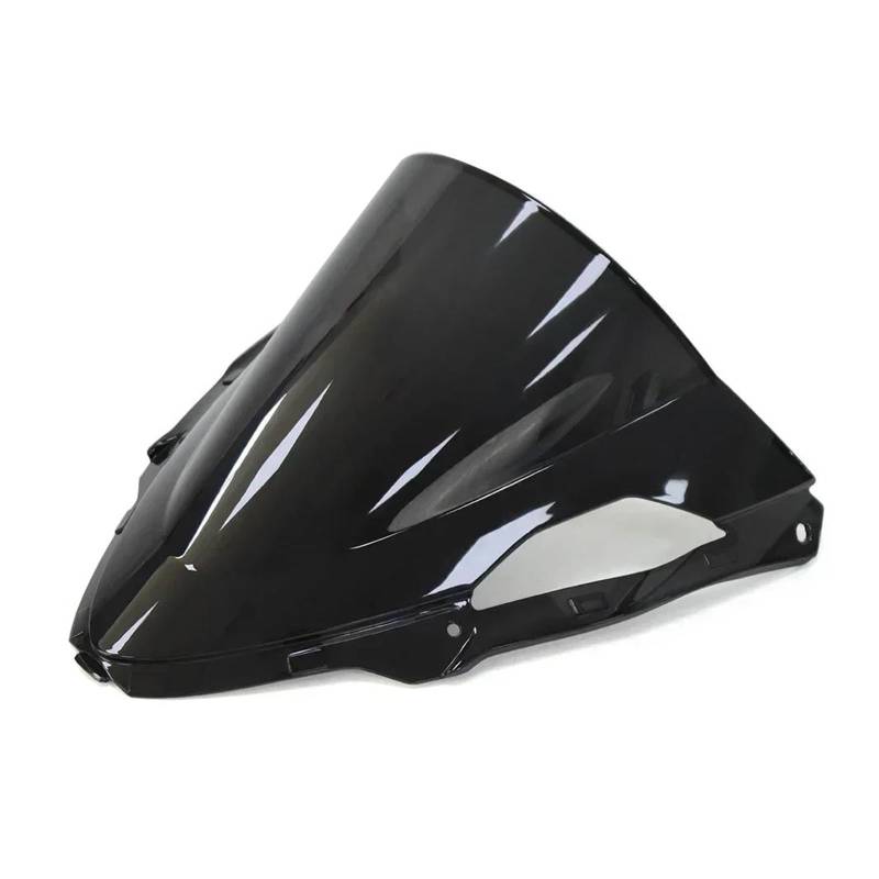 Motorrad Windschutzscheibe Für Kawasaki Für ZX-6R Für ZX6R Für ZX 6R 2024 Motorrad Frontscheibe Windschutz Schallwand Windabweiser Windabweiser Motorrad(Schwarz) von Punxdda