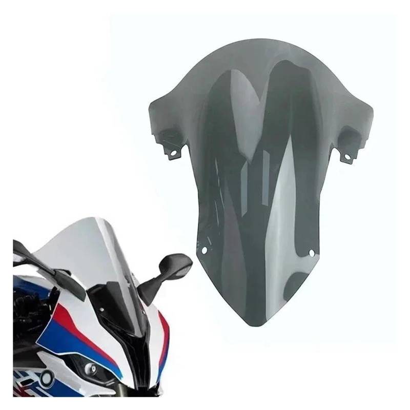 Motorrad Windschutzscheibe Für M1000RR Für S1000RR 2019 2020 2021 Motorrad Windschutz Windschutz Abdeckung Spoiler Für S 1000 RR 2021 Windabweiser Schutz Windabweiser Motorrad(Gray) von Punxdda