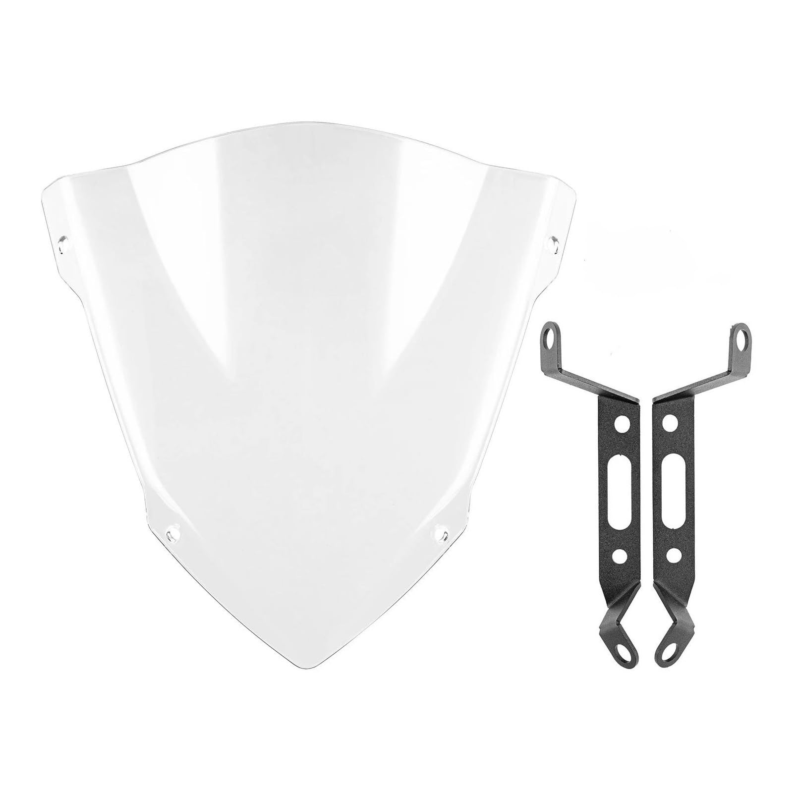 Motorrad Windschutzscheibe Für MT07 Für MT 07 2018 2019 2020 Motorrad Windschutz Windschutz Deflektor Schutz Zubehör Wind Bildschirm Schild Windabweiser Motorrad(Clear) von Punxdda