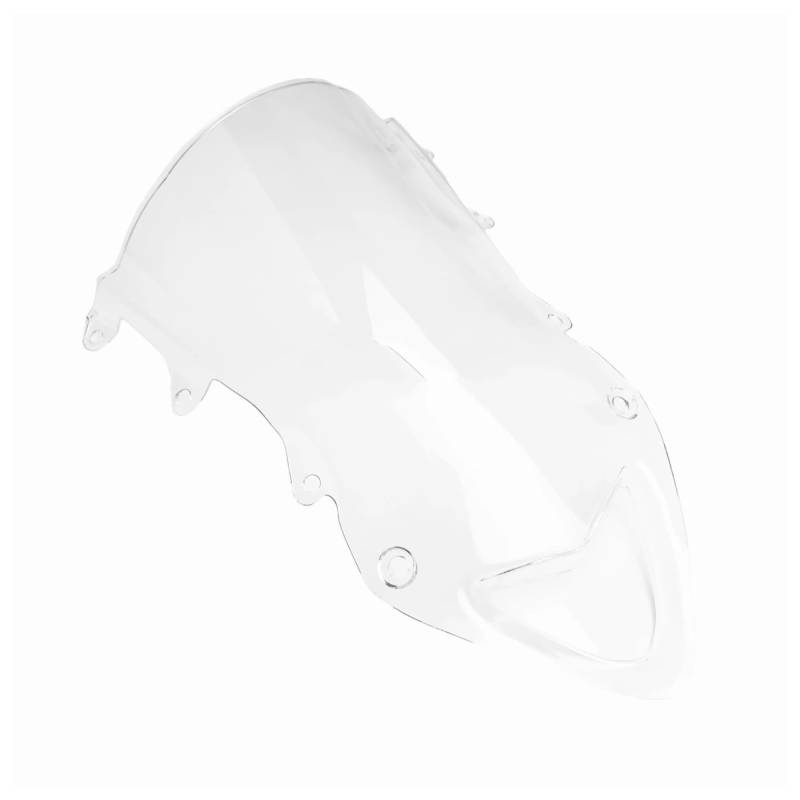 Motorrad Windschutzscheibe Für S1000RR Für S1000 RR 2009 2010 2011 2012 2013 2014 Motorrad Double Bubble Windschutzscheibe Wind Screnn Schwarz Windabweiser Motorrad(White) von Punxdda