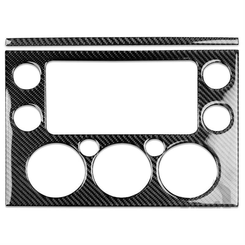 Verkleidung der Konsolenverkleidung Für Toyota FJ Für Cruiser 2007-2023 Real Carbon Fiber Zentrale Steuerung Navigation Dekoration Panel Abdeckung Trim 2 Stücke Center Console Panel Dekoration von Punxdda