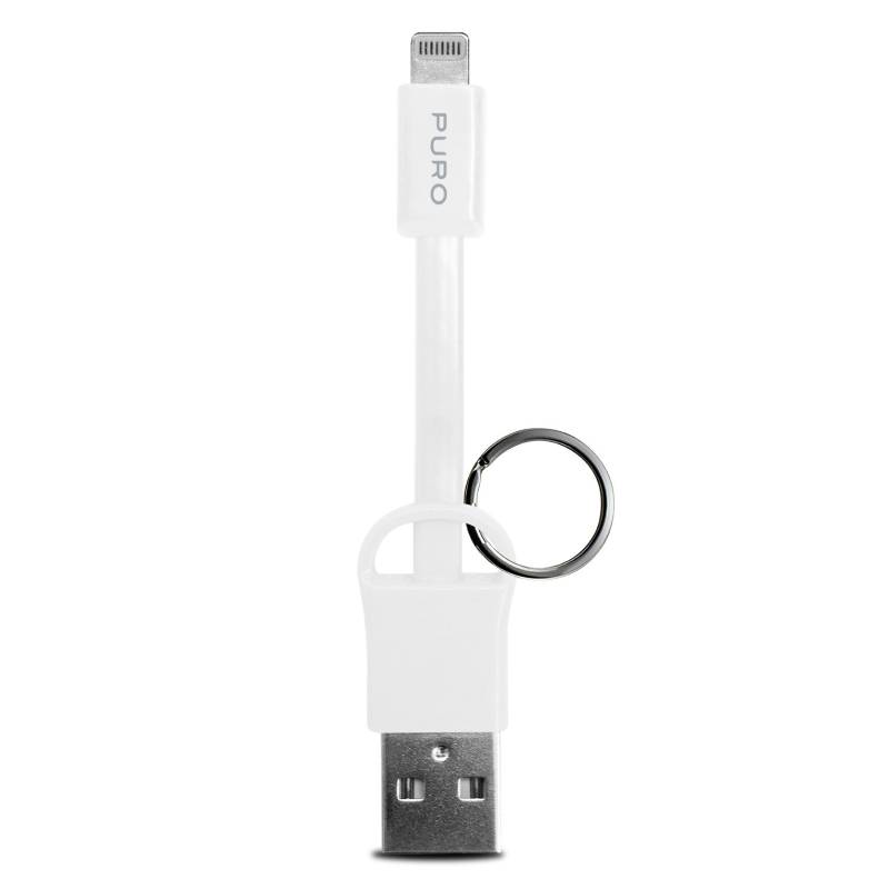 Puro CKAPLTWHI Cavo per iPhone/iPod/iPad, Gancio Porta-Chiavi, Bianco von Puro