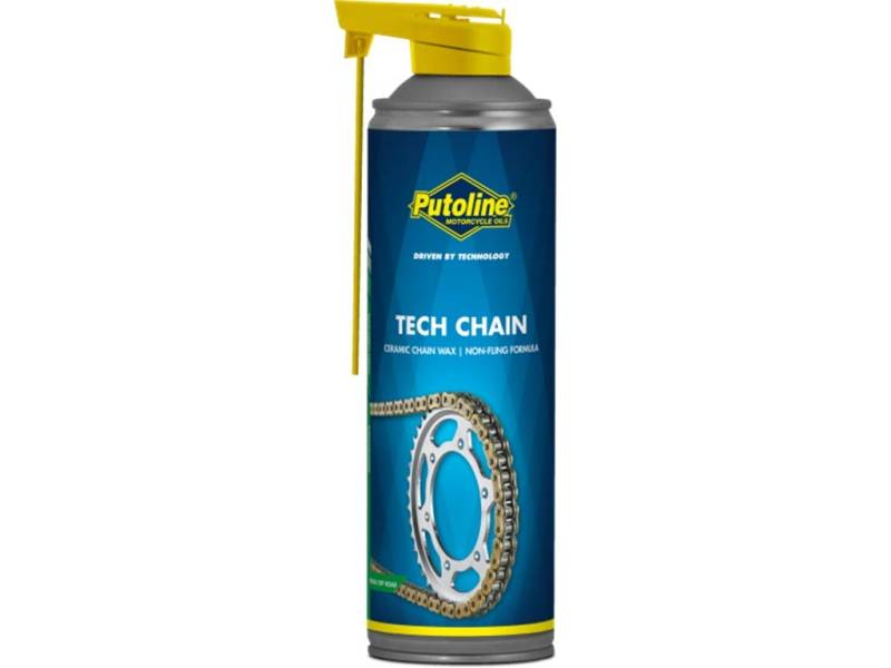 Putoline Tech Chain, Kettenspray, mit Keramik-Wachs, für O- u. X-Ring-Ketten; 500 ml Spraydose von Putoline