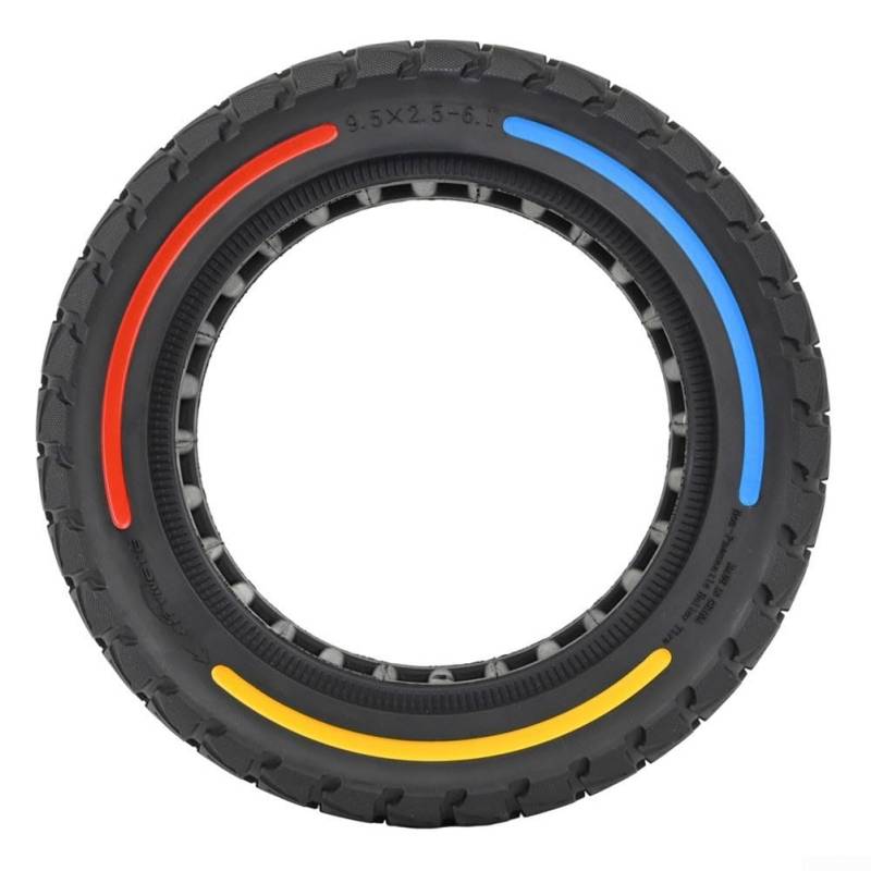 9.5x2.50-6.1 Solid Tire,Ersatz Gummi Reifen Rad für NIU KQI3 Elektroroller,rutschfest von Puupaa