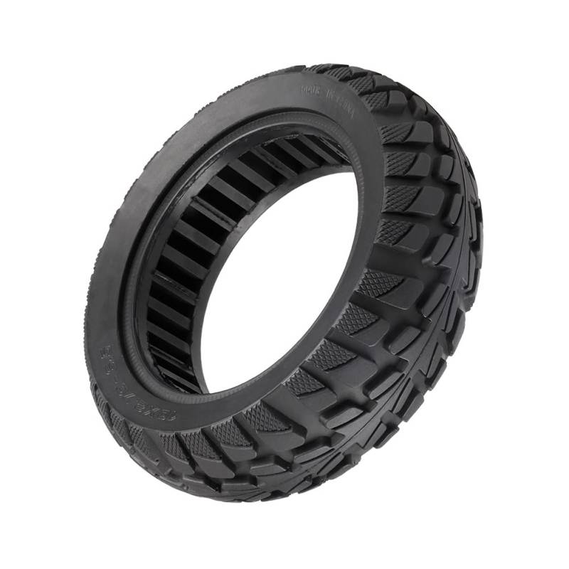 Solid Tires 10 Zoll Elektro-Scooter Räder Ersatzreifen 10x2.70-6.5/255x70(70/65-6.5) Universalreifen für Elektro-Scooter schwarz von Puupaa