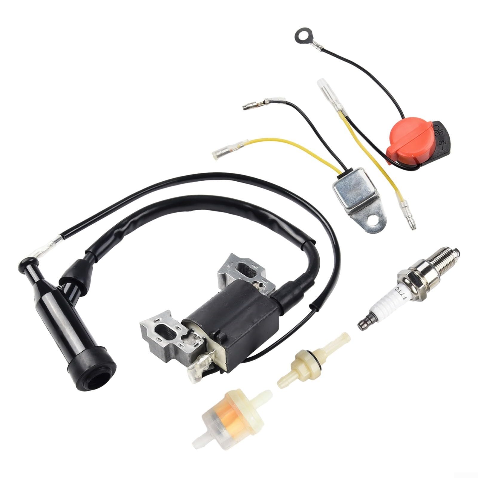 Zündspule Ersatz für Honda GX110 /GX120 /GX140 /für GX160 Motorsense Motorsense Tirmmer Elektronische Zündspule Magneto Anker Set von Puupaa