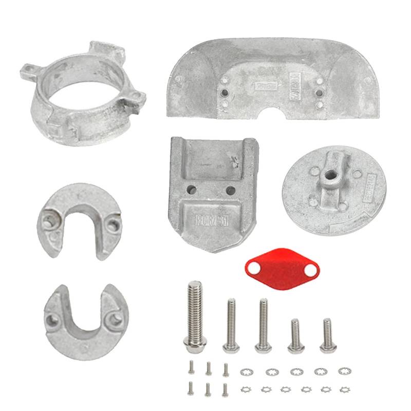 Aluminium-Anoden-Kit, 29-teilig, Hochfest, Rostfrei, für Mercruiser Sterndrive Alpha One Generation II Gen 2 1991 und Höher, Ersetzt OE-Nummer 888756Q03 888756Q01, Direkter Ersatz von Pyhodi