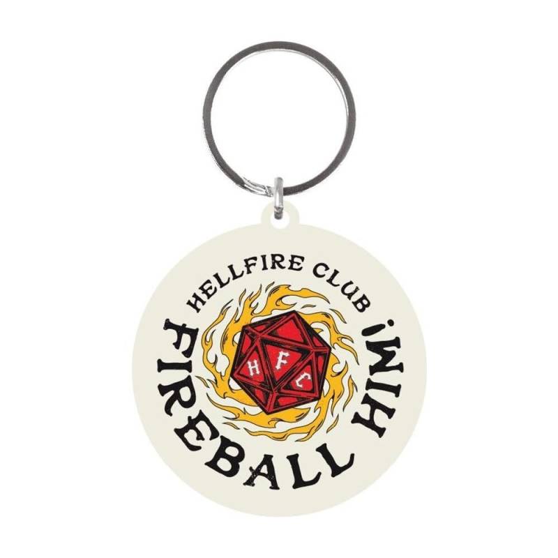 Pyramid International Stranger Things 4 Rubber Keychain Fireball Him 6cm von Pyramid International