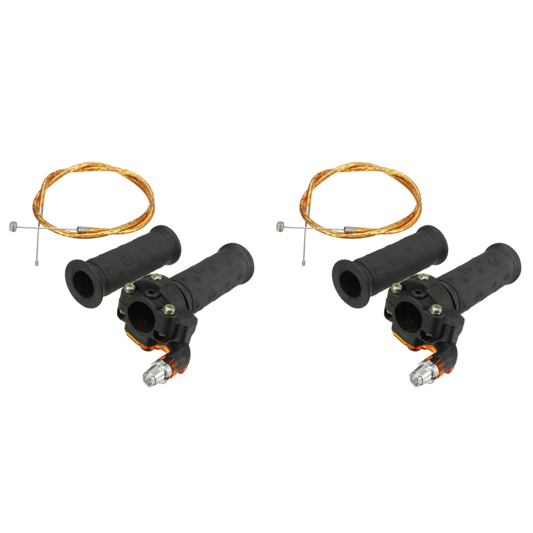 Pyugxab 2Satz Restricted Twist Gaszug Set Fuer 47cc 49cc Mini Moto Fahrrad Dreckiges Fahrrad Quad von Pyugxab