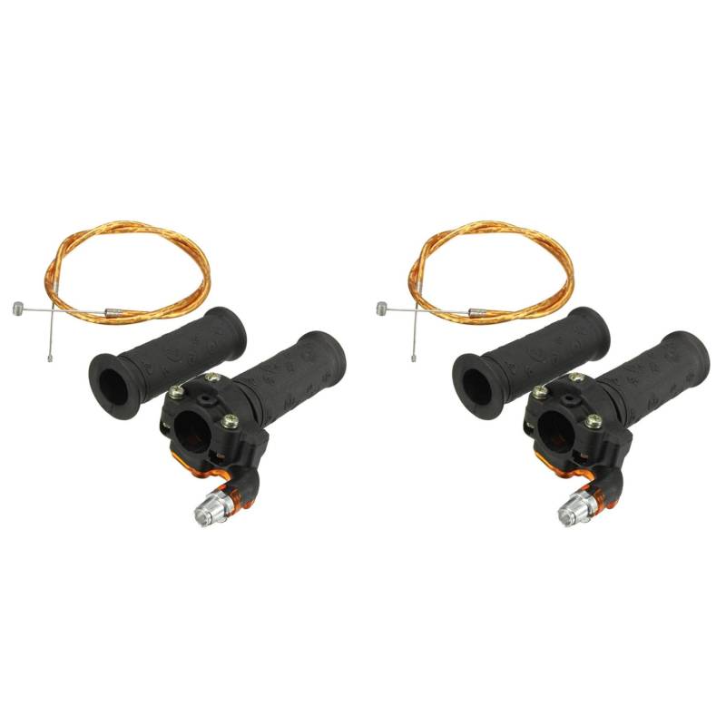 Pyugxab 2Satz Restricted Twist Gaszug Set Fuer 47cc 49cc Mini Moto Fahrrad Dreckiges Fahrrad Quad von Pyugxab