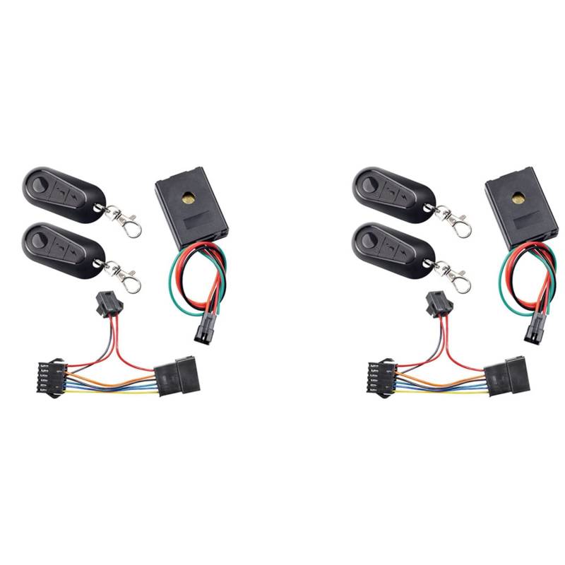 Pyugxab 2X E-Bike Alarm System 36V 48V 60V 72V mit Doppel Schalter für Elektrisches Fahrrad Motorrad Scooter Bürstenloser Kontrolleur von Pyugxab