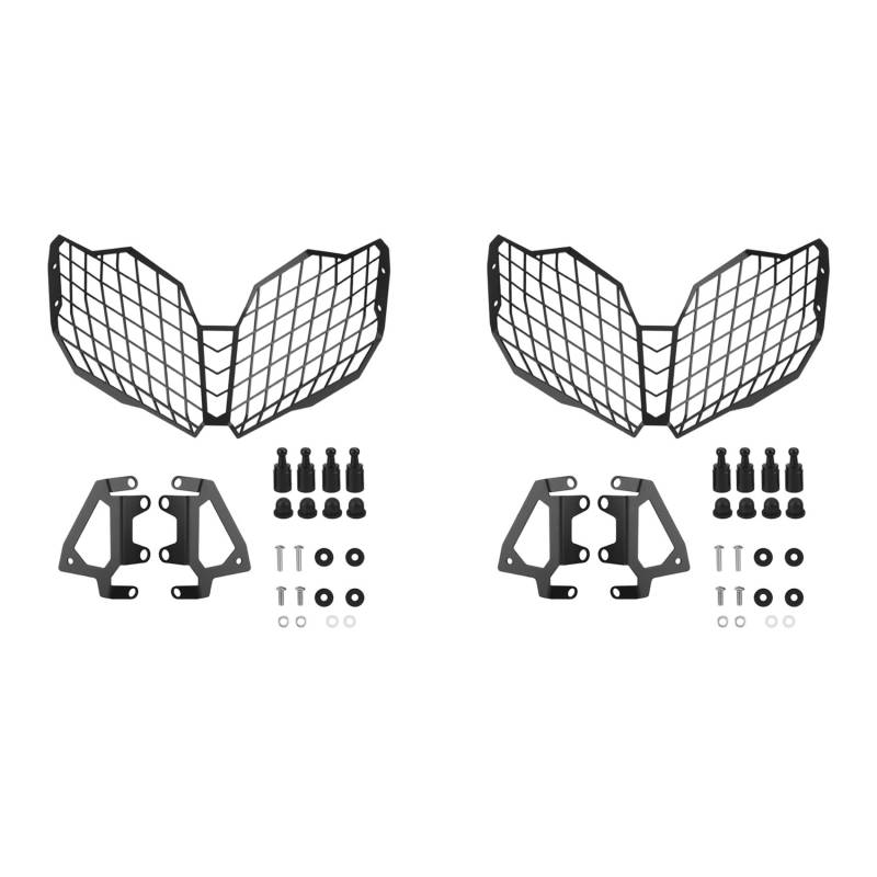Pyugxab 2X MotorradzubehöR Scheinwerferschutzabdeckung für V-Strom DL650 XT 2012-2016 von Pyugxab