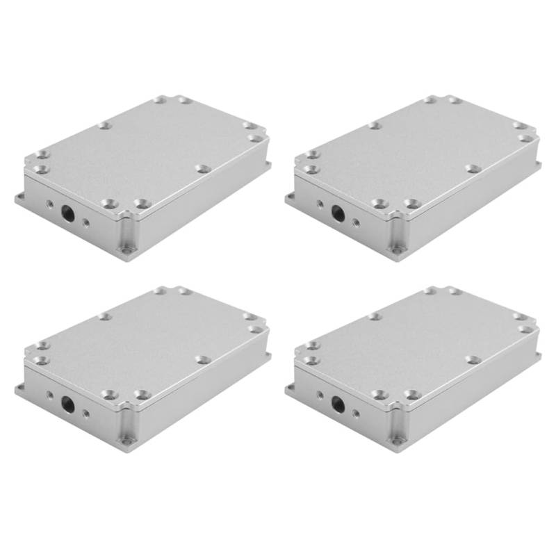 Pyugxab 4X Geschirmte Aluminiumbox HF-Aluminiumbox HF-Schirmgehäuse Verstärkergehäuse Geschirmte Box von Pyugxab