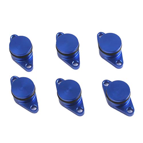 Pyugxab 6 X 33 Mm Swirl Flap Flaps LöSchen Entfernen Blanks-Stecker für M57 M57N M57TU Blau von Pyugxab