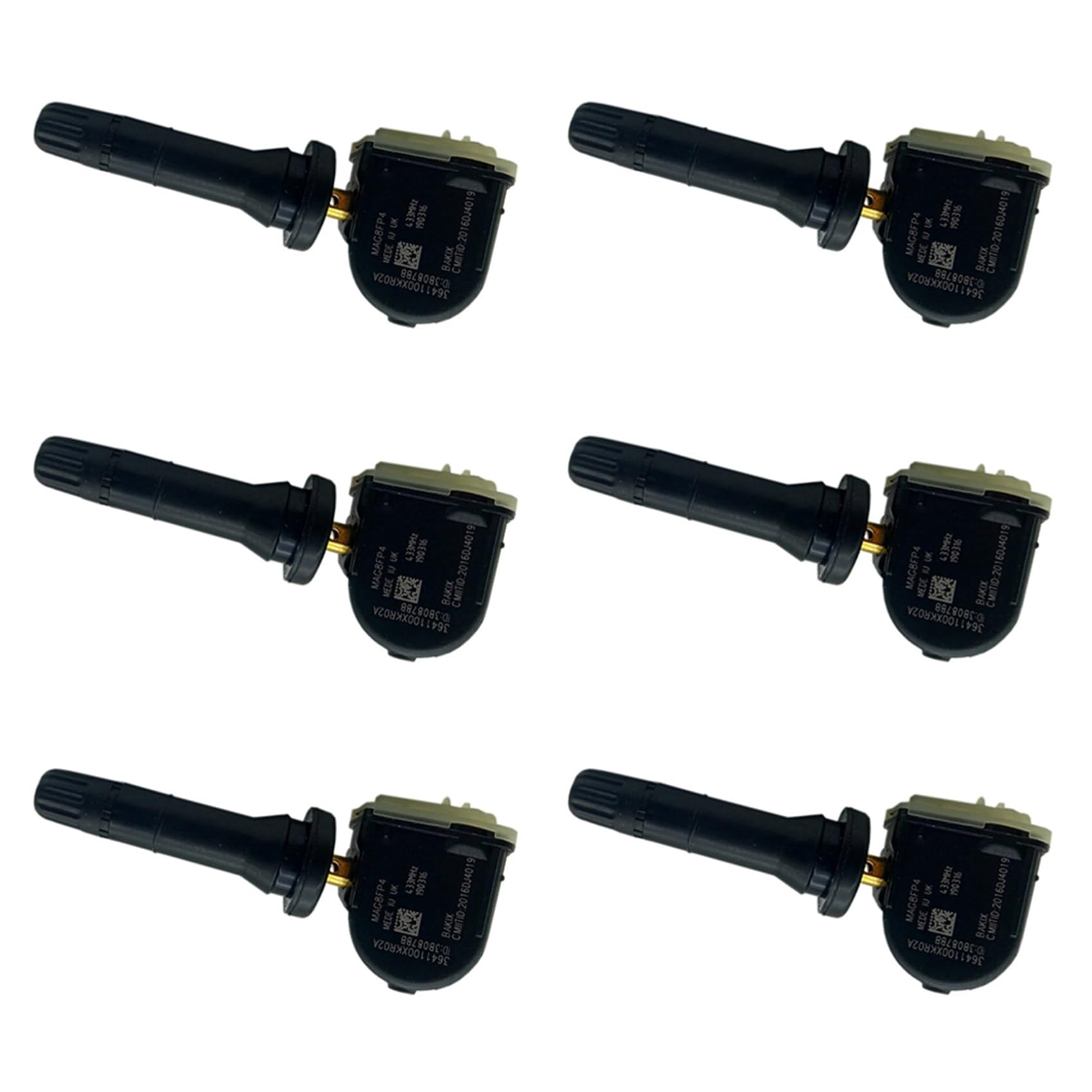 Pyugxab 6X TPMS Reifen Druck Sensor 433 MHz 3641100XKR02A für 2019 F7 H6 WEY VV5 VV6 VV7 Reifen Sensor Crysler von Pyugxab