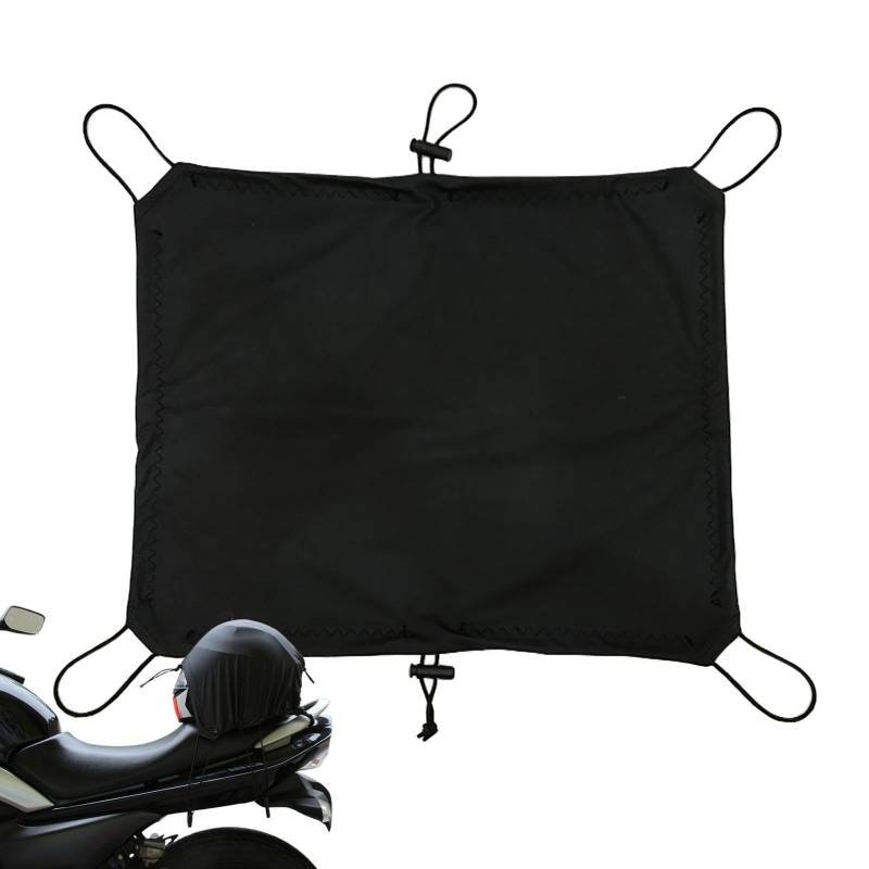 Pzuryhg Motorcycle Luggage Nets, Waterproof Elastic Net Bag, Heavy Duty Cargos Nets, Truck Cargo Netting, Elastic Luggage Net, Waterproof Cargo Nets, Motorcycle Cargo Net Polyester Black M, L von Pzuryhg