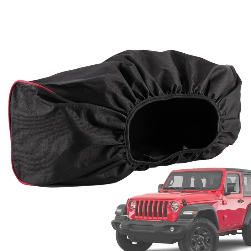 Pzuryhg Winch Cover | Waterproof 600D Oxford Winch Dust Cover | UV-Resistant Heavy Duty Winch Protector, Dustproof Winch Accessory for Auto Indoor Outdoor Use, Ideal with /22.05x9.45x7.09 inches von Pzuryhg