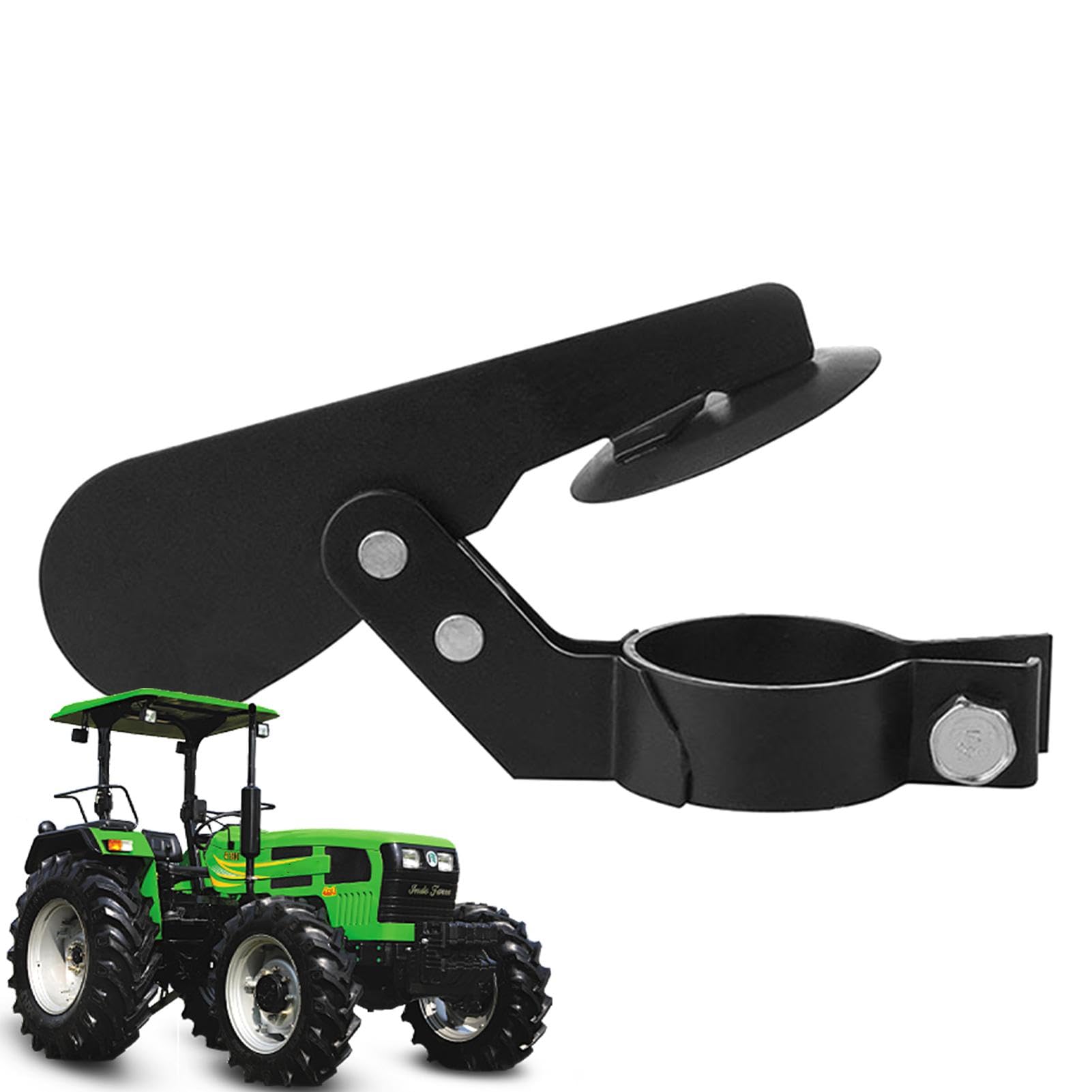 Tractor Exhaust Weather Flap Carbon Steel Rain Flap Wear-resistant Exhaust Cover Rainproof Exhaust Flapper Tractor Exhaust Protection Tractor Exhaust Cover Durable Exhaust Flap Heavy-duty We von Pzuryhg