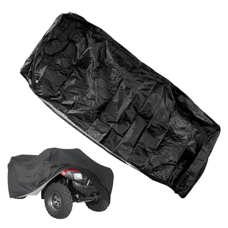 Wasserdichte ATV-Abdeckung, Allwetter-Outdoor-Quad-Abdeckung, robuster Schutz für alle Jahreszeiten, tragbare Aufbewahrungslösung für Geländefahrzeuge, ideal für Outdoor-Schutz, mit 140 x 65 x 90 cm von Pzuryhg