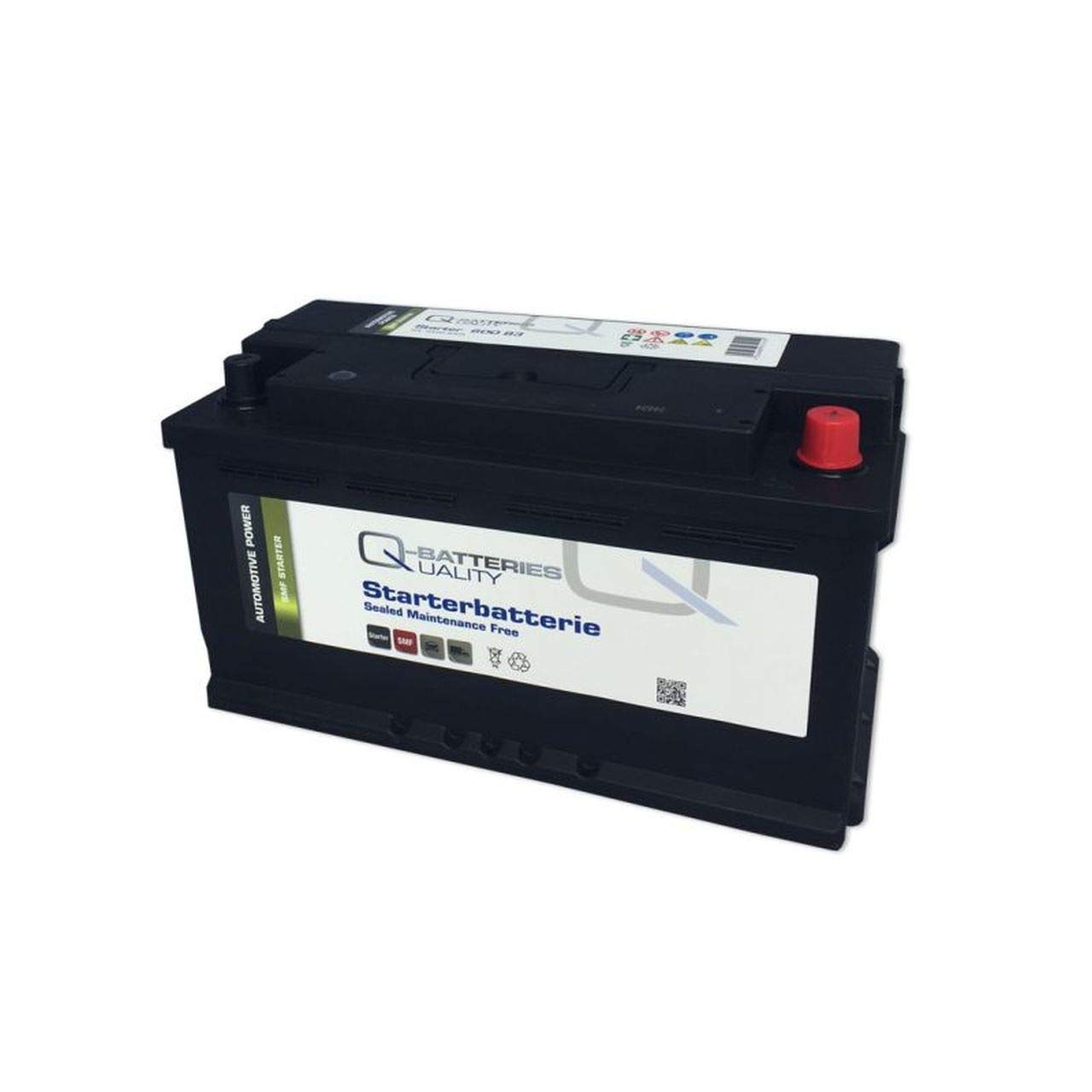 Q-Batteries Autobatterie Q100 12V 100Ah 750A wartungsfrei von Q-BATTERIES UALITY