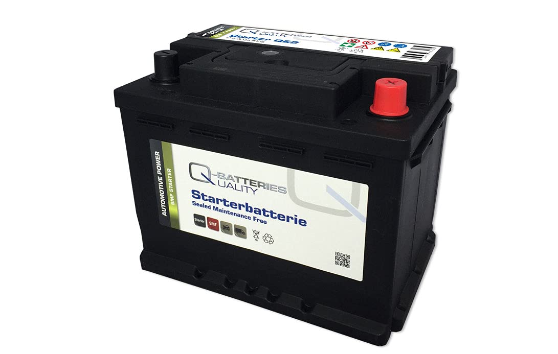 Q-Batteries Starterbatterie 560 54 Q60 12V 60Ah 540A (EN) Säure von Q-Batteries