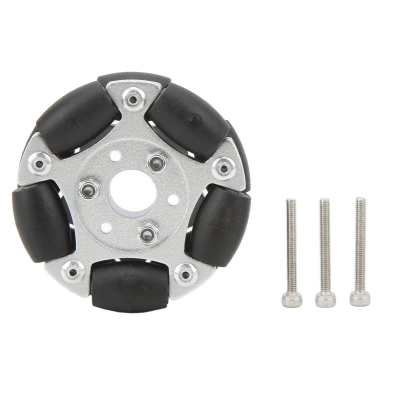 QANYEGN 60 mm Roboter Omni Wheel, Aluminium -Omni -, 360 -Grad -Rotationsroboter Omni Wheel -Ersatz für das Upgrade von QANYEGN