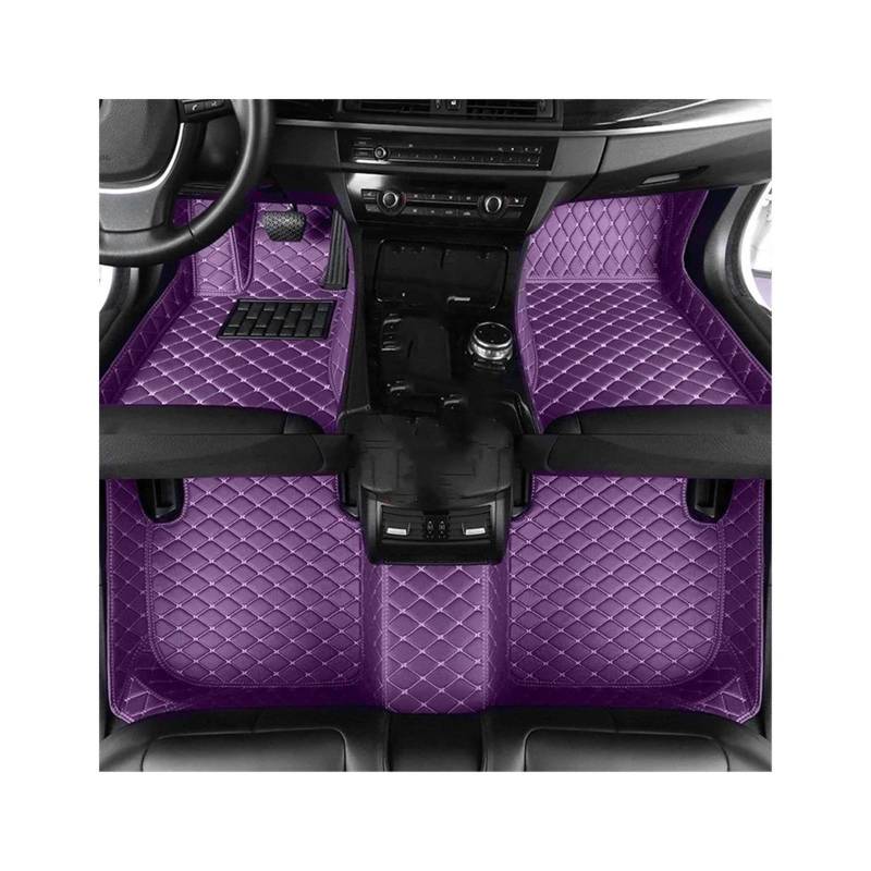 Automatten Auto-Fußmatte wasserdichte Automatten Auto-Fußpolster Teppich-Set Für Peugeot 2008 P24 2020 2021 2022(8,Right Hand Drive) von QAQMHVCVB