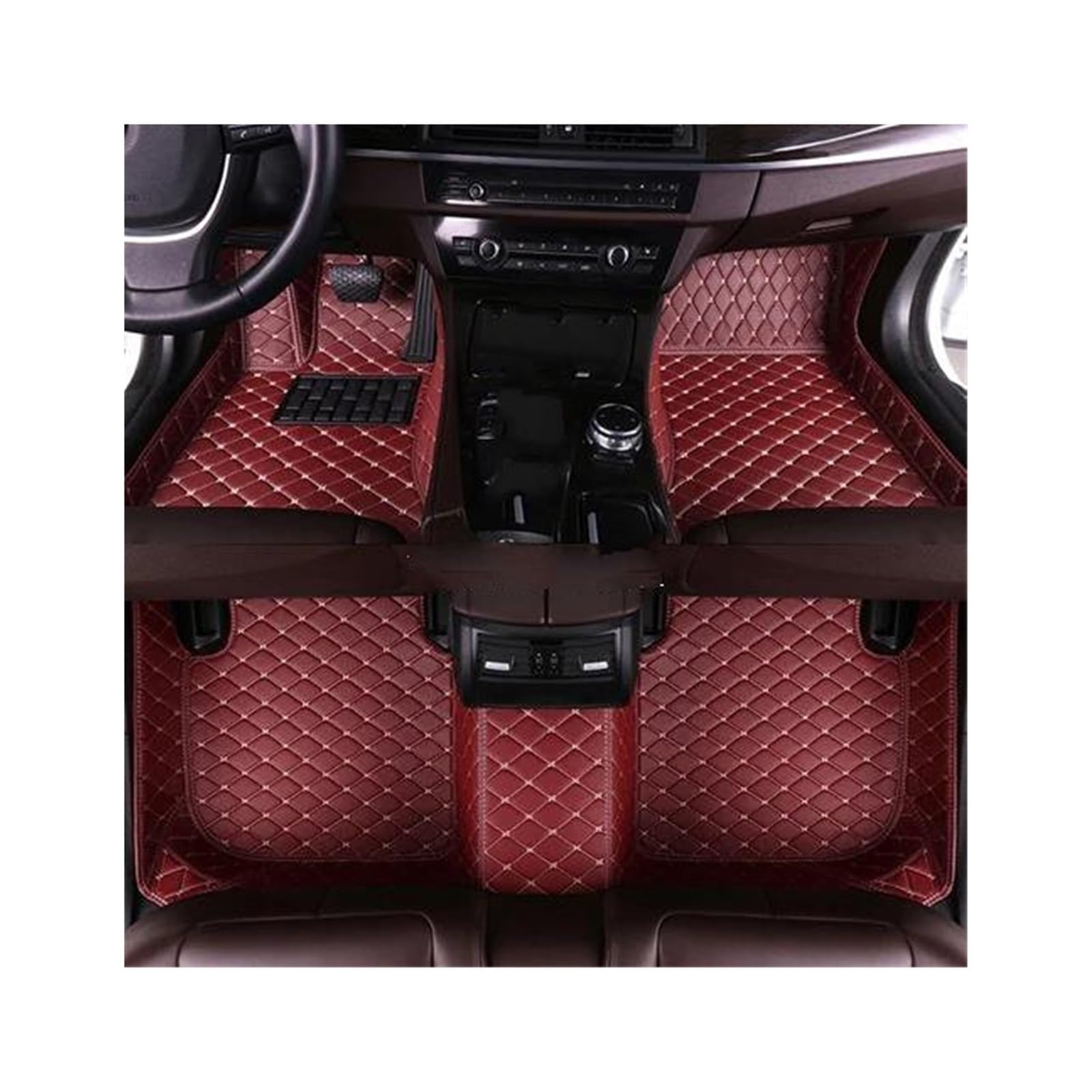 Automatten Für Civic 2012 2013 2014 2015 Custom Car Boden Matte Schutz Liner Fuß Pads Teppich Abdeckung Zubehör(9) von QAQMHVCVB