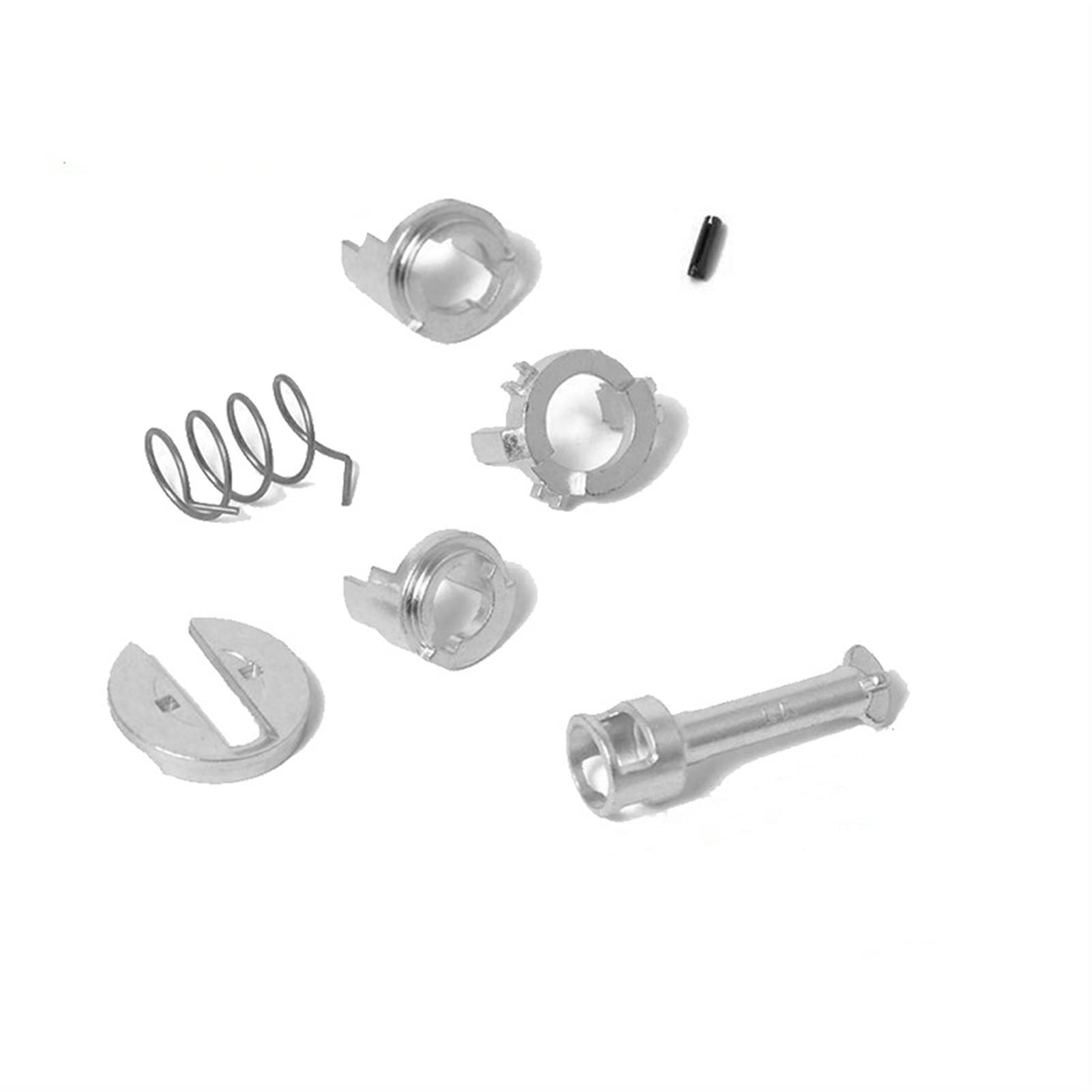 Autotürschloss ﻿QASULER 7PCS Autotürschloss-Zylinder-Reparatursatz, für, for, X3 E83 X5 E53 vorne Links rechts 51217035421 von QASULER