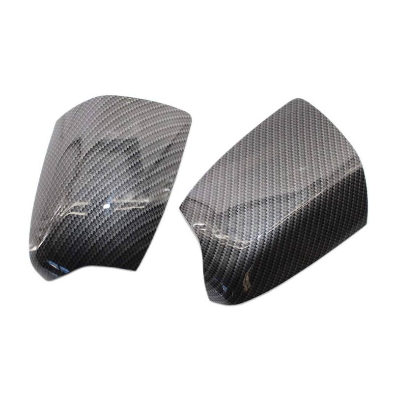 QASULER, for Ford, for Focus, MK2 2005 2006 2007 2008 Fiber Style ABS Rückspiegelkappe FD4247424, FD4247423, 310-0098 Auto-Flügeltürspiegelabdeckung Rückspiegelkappe von QASULER