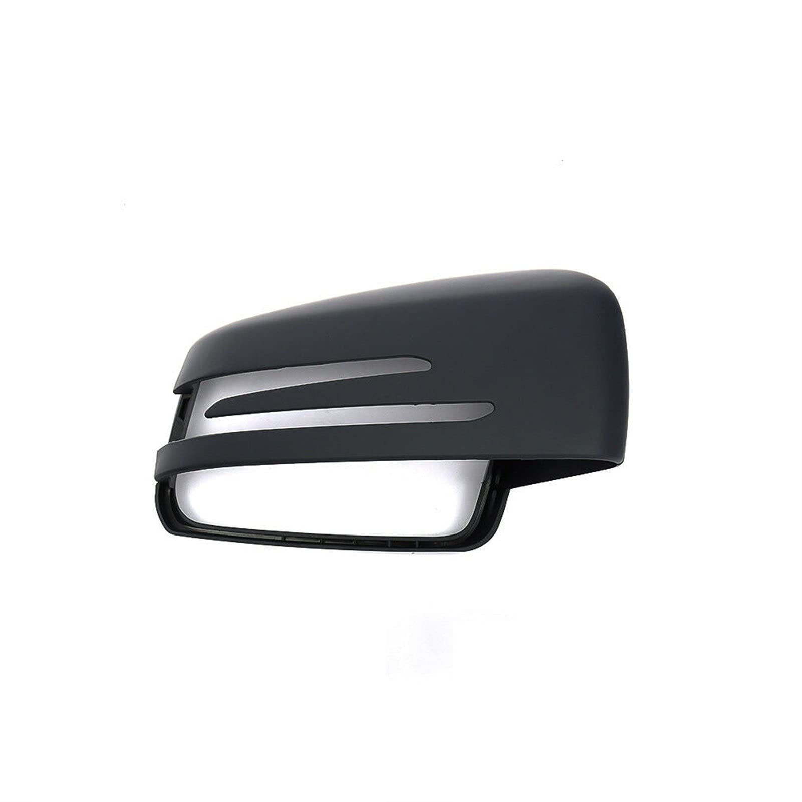 QASULER, for Mercedes, for Benz, W204 C207 W212 W221 W164 C218 Rückspiegelkappe Außenspiegelabdeckung Gehäuse Autozubehör Rückspiegelkappe(Mirror Cap1 Gray R) von QASULER