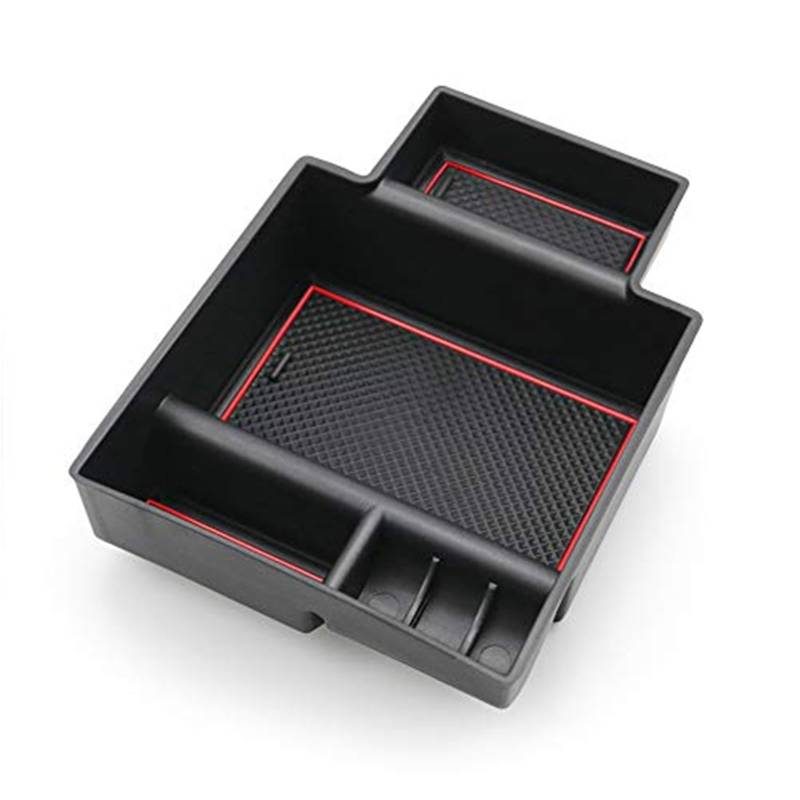 QASULER, for Seat, Leon 5F FR MK3 Mittelkonsole Aufbewahrungsbox Armlehnen-Organizer Mittelarmlehne Handschuhfach Autozubehör Armlehnen-Aufbewahrungsbox von QASULER