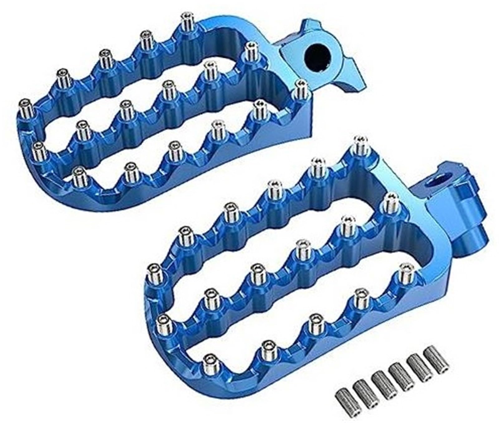 QASULER, for Tenere700 /XTZ 700 2019-2023 Motorradzubehör Fußstütze Fußraste Fußstützen Pedal Fußstützen(Blue) von QASULER