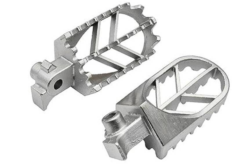 QASULER, for XR50R XR70R XR80R XR100R CRF50 CRF50F CRF70 CRF70F CRF80 Motocross Edelstahl Fußrasten ruht Pedale Fußrasten Fußstützen von QASULER