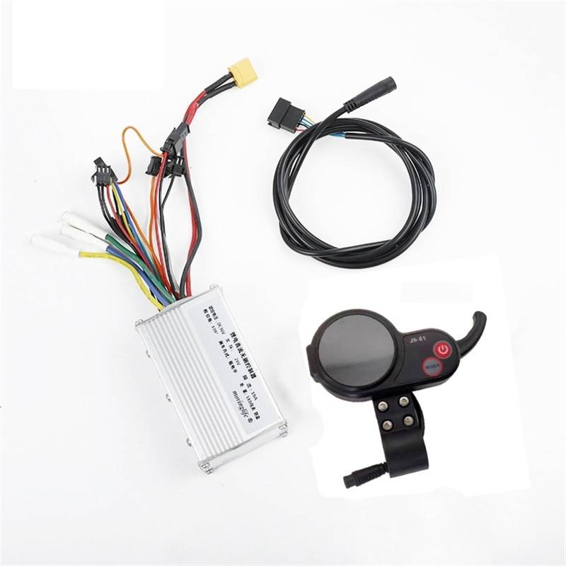 QASULER 10 Zoll Elektroroller 36V/48V JH-01 Motorsteuerung Intelligente bürstenlose Motorsteuerung Instrumentenanzeige ohne Hall E-Scooter-Anzeigetafel(JH-01 36v Set) von QASULER