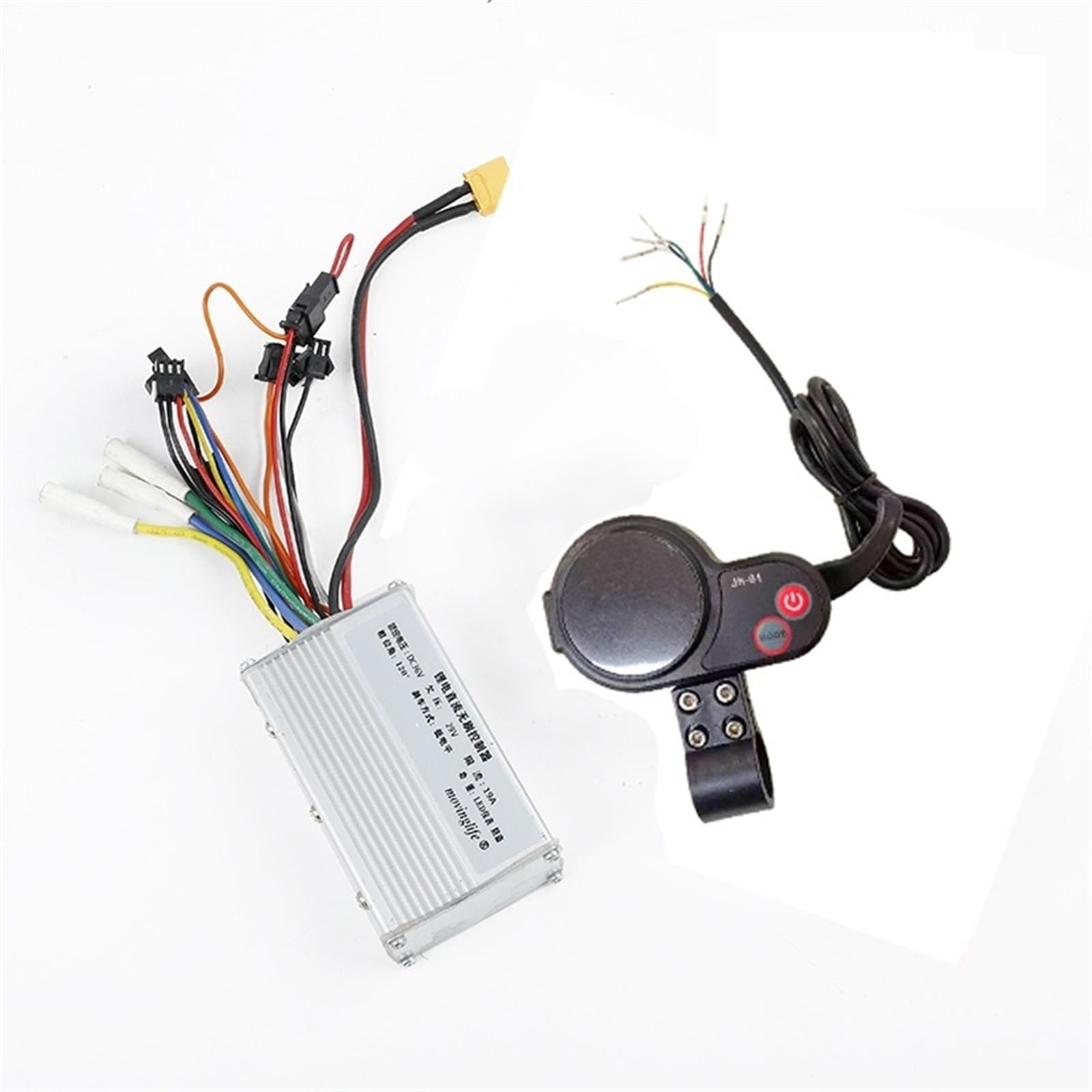 QASULER 10 Zoll Elektroroller 36V/48V JH-01 Motorsteuerung Intelligente bürstenlose Motorsteuerung Instrumentenanzeige ohne Hall E-Scooter-Anzeigetafel(JH01 36v Set) von QASULER