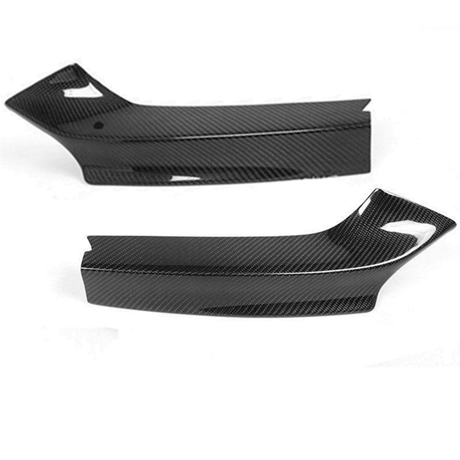 QASULER 2 Stück Auto-Frontstoßstangen-Lippenspoiler-Splitter, Body-Kit, Schürzen, Abdeckung, Schutzverkleidung, for, M235i Coupe F22 M-Tech M-Sport 2014–2016 Abweiser für die vordere Stoßstange von QASULER