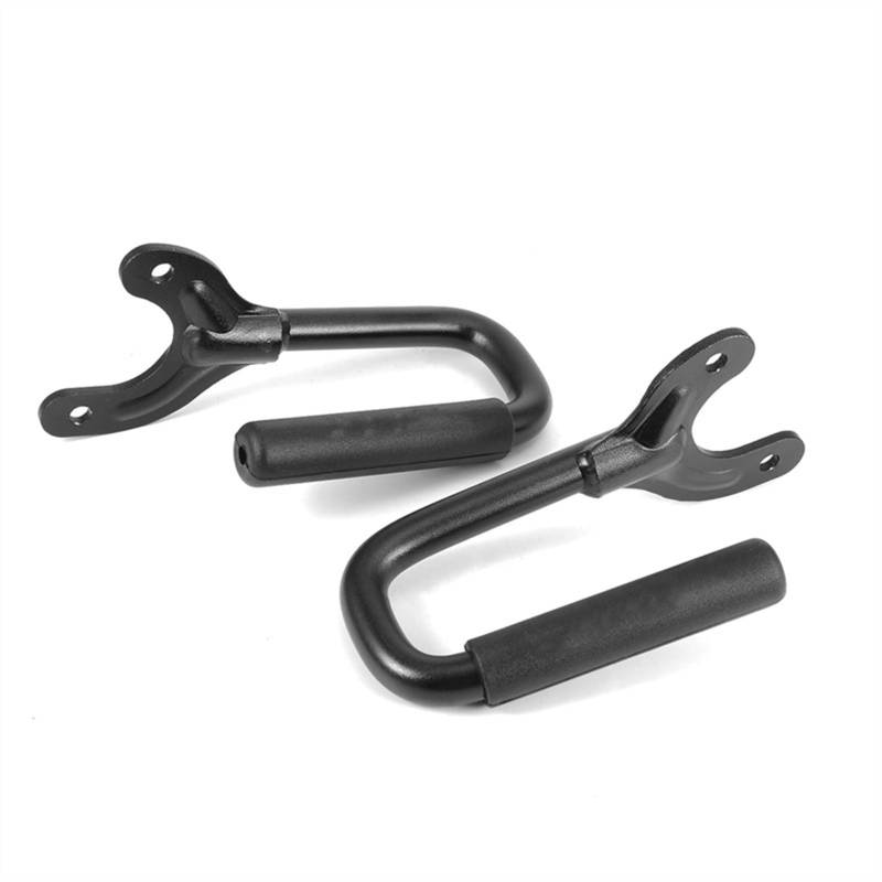 QASULER 2 Stück Auto-Vordersitz-Haltegriffe Vorderdach-Sicherheitsgriffstange, for Jeep, for Wrangler TJ 1997-2006 Haltegriff innen am Dach(Black) von QASULER