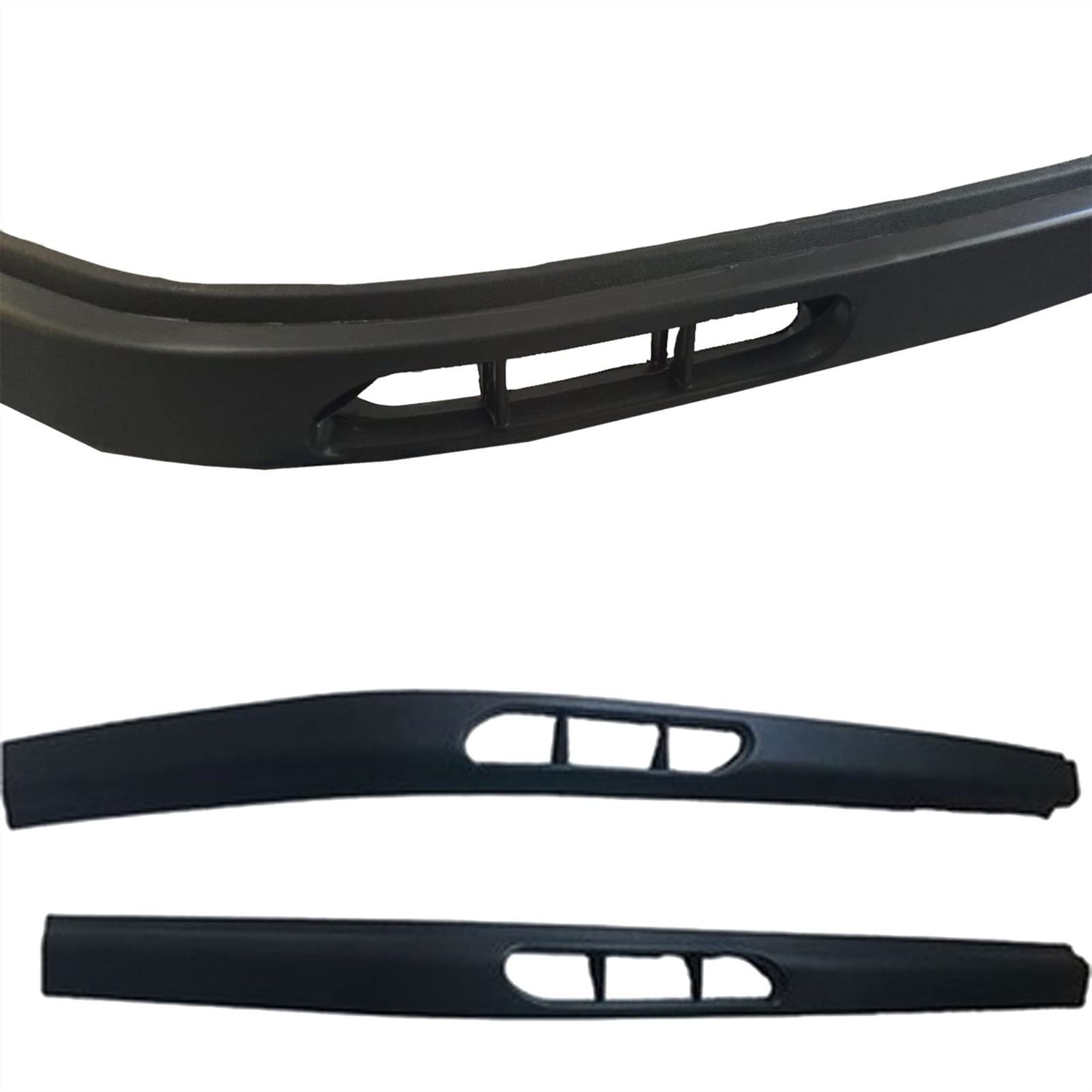 QASULER 2 Stück Front Spoiler STOßSTANGE LIPPE Euro Spoiler Lippe Universal Body Kit, for Peugeot, 206 Laguna Modell Abweiser für die vordere Stoßstange(Model 1 Vertical) von QASULER