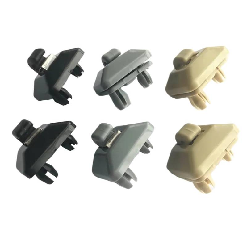 QASULER 2 Stück Innen-Sonnenblenden-Clip-Halterhaken, for Audi, A1 A3 S3 A4 S4 A5 S5 Q3 Q5 TT Sonnenblendenspiegel(2pcs beige) von QASULER