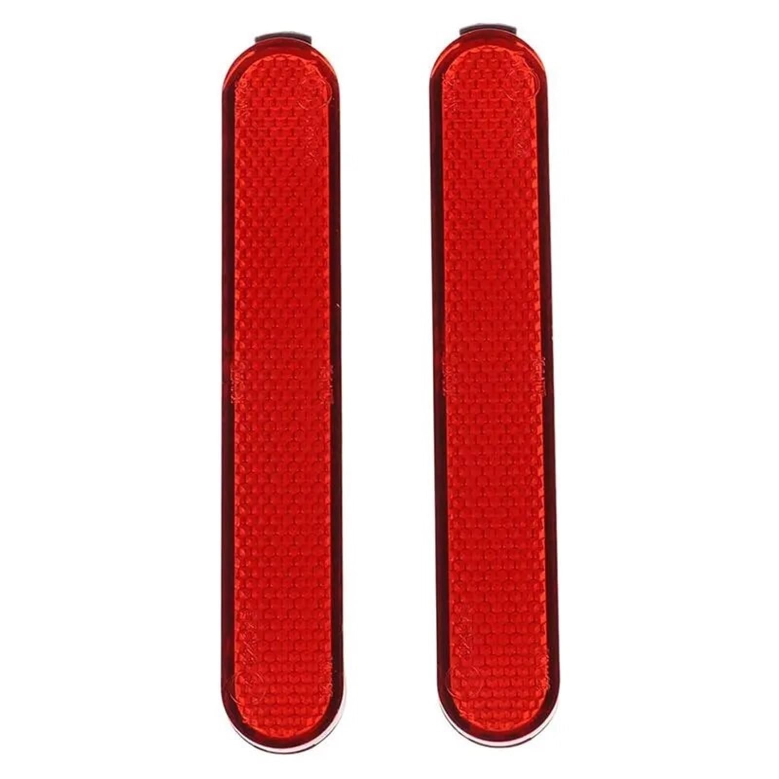 QASULER 2 Stück Radabdeckung for Elektroroller, Sicherheits-Reflexstreifen for Schutz der Dekorationsschalen, for Xiaomi, Pro2 1S M365, Reflektorabdeckung Reflektierender Schlauchroller(Red) von QASULER