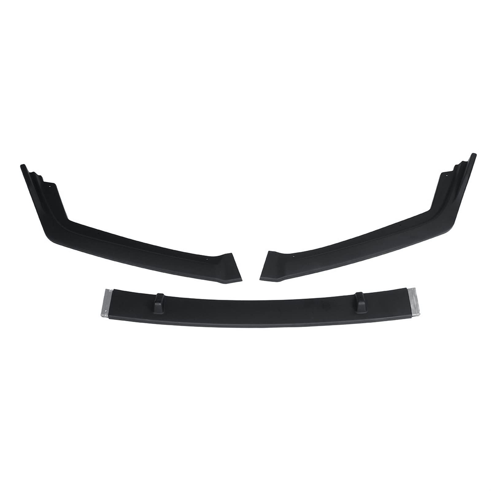 QASULER 3 x Auto-Frontstoßstangen-Lippenkörper-Set, Splitter, Diffusor, Spoiler, Deflektor, Lippenschutz, for Accord, 9.–9.5. 2014–2017 Frontstoßstangenlippe(Matte Black) von QASULER