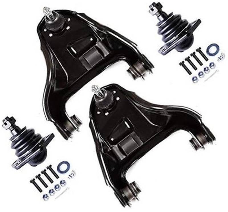 QASULER 4-teiliges Vorderradaufhängungsset, oberes Querlenker-unteres Kugelgelenk, for 1997-2004, for Chevy, S10 4WD 1997-2002, for GMC Jimmy 4WD Kugelgelenk für die Aufhängung von QASULER