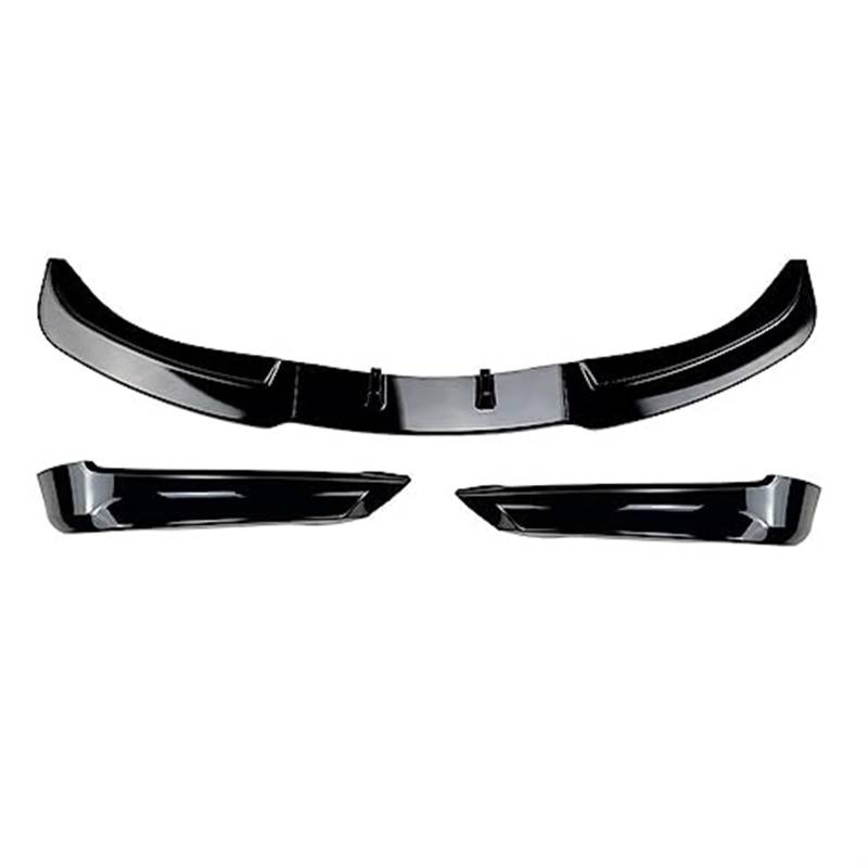 QASULER 5PCS Auto Frontstoßstange Lippensplitter Diffusor Body Kit Spoiler Stoßstangenschutz Schutz, for, 3er E90 E91 2005-2008 Tuning Frontspoiler Stoßfängerlippenschutz für Kraftfahrzeuge(Black One von QASULER