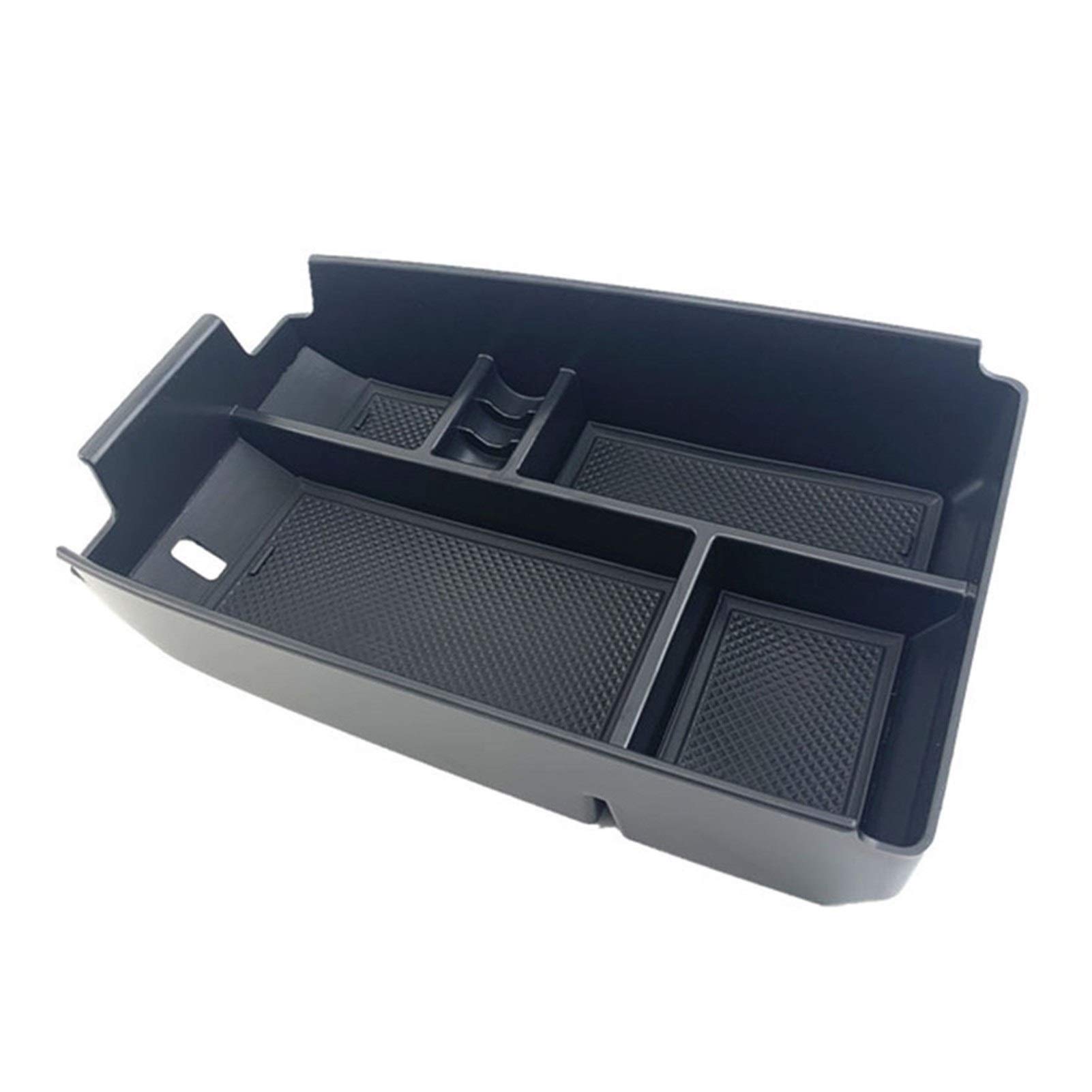 QASULER ABS Auto Mittelkonsole Armlehne Aufbewahrungsbox, for Ford, for Escape 2020 Sekundärspeicher Mittelkonsole Organizer Kompatibel Autokonsolen-Organizer von QASULER