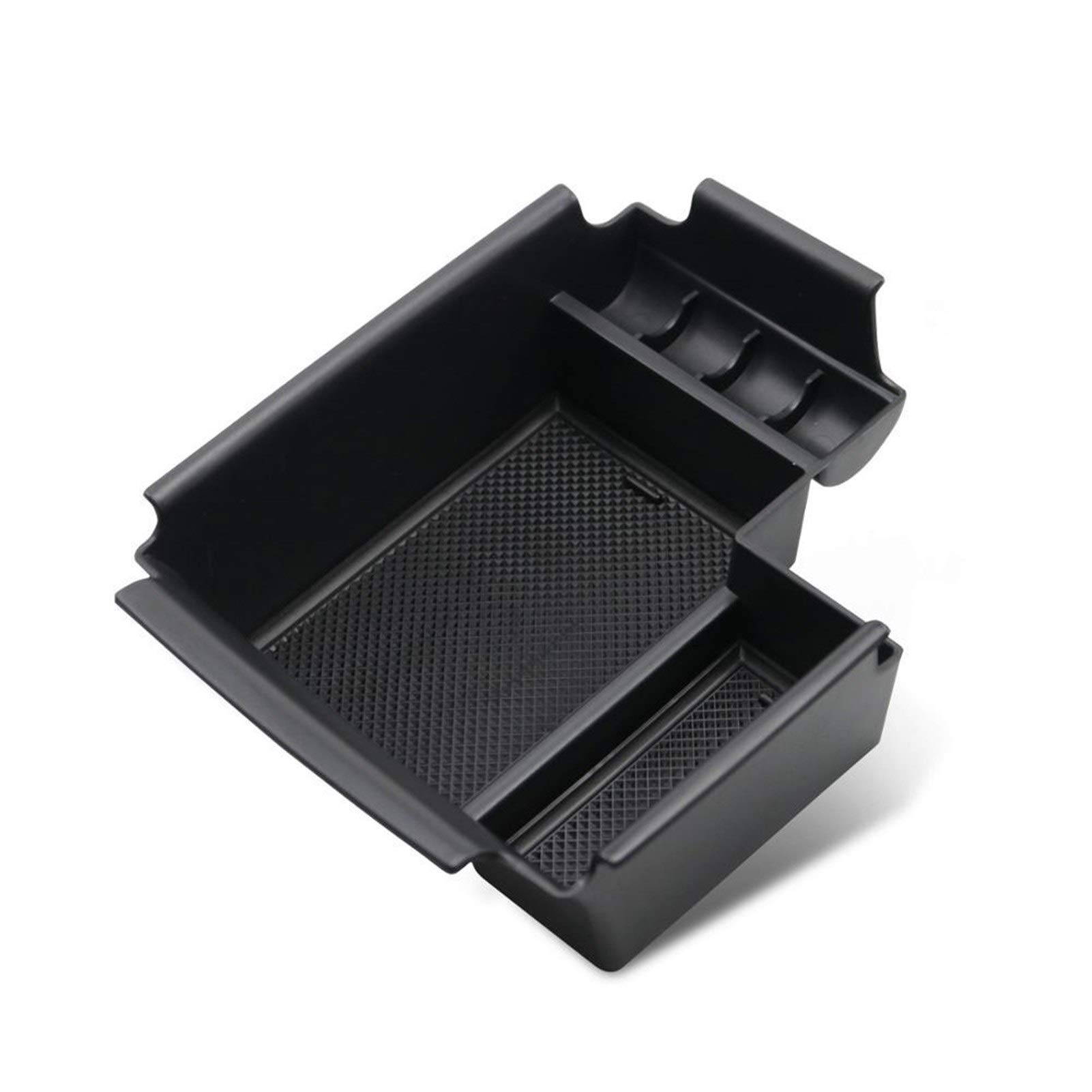 QASULER Aufbewahrungsbox for die Mittelkonsole des Autos mit Armlehne, for Forte, for K3 2020, Auto-Innenausstattung, Schwarz Autokonsolen-Organizer von QASULER