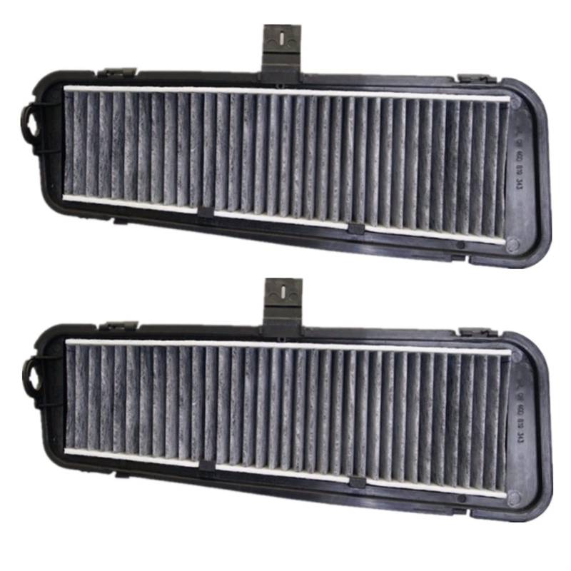 QASULER Außen-Frontkabinenfilter, for Audi, A6 A7 C7 2011–2019. Der Externe AC-Luftfilter OEM 4GD819429 FT270 Auto-Klimaanlagenfilter(2 Filters and Frames) von QASULER